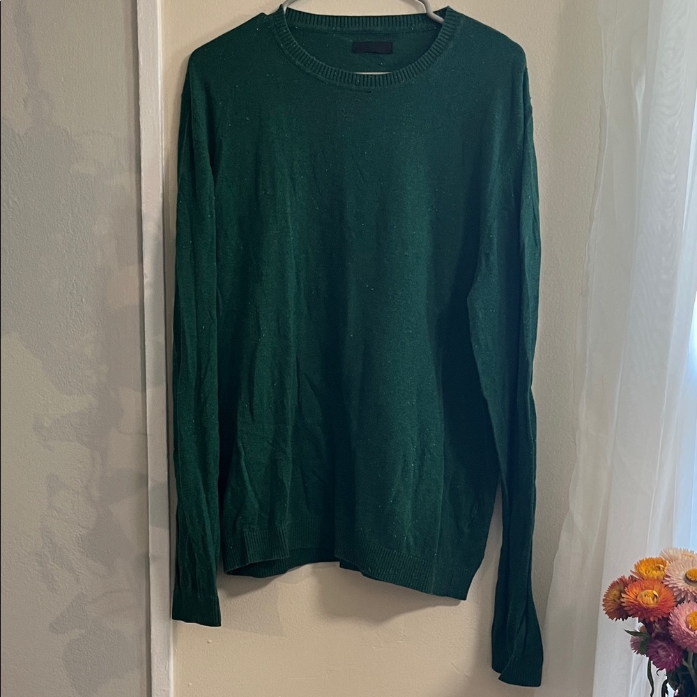 ASOS Forest Green Crewneck Sweater - Picture 1 of 5